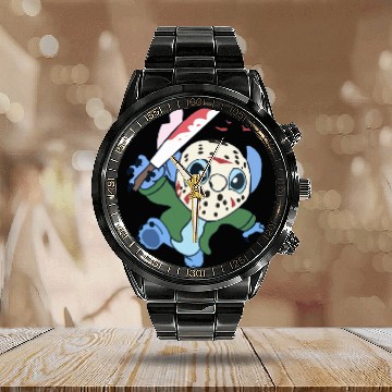 Discover Stitch Jason Calendar Steel Band Watch