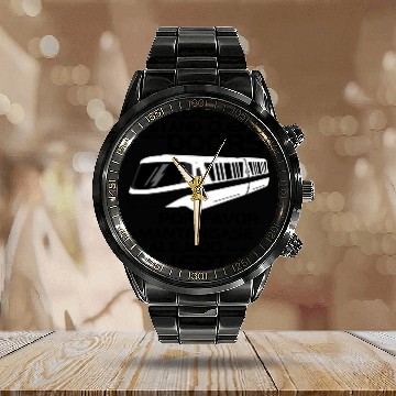 Discover Please Stand Clear - Monorail Disney - Calendar Steel Band Watch