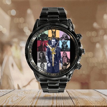 Discover Loki Eras Tour Calendar Steel Band Watch