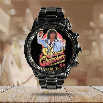 Discover Mr. Randy Watson Sexual Chocolate Summer Tour '88 Calendar Steel Band Watch