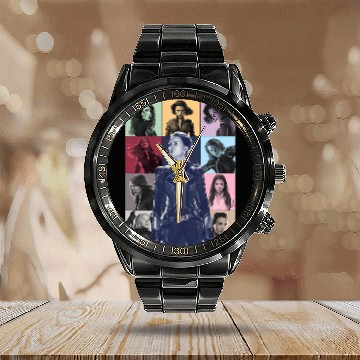 Discover Black Widow Eras Tour Calendar Steel Band Watch