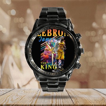 Discover LeBron James Calendar Steel Band Watch LeBron James