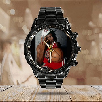 Discover Michael Jordan Three Fingers Calendar Steel Band Watch