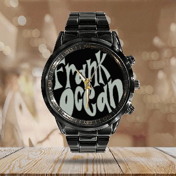 Discover Vintage Frank Ocean Crewneck Calendar Steel Band Watch