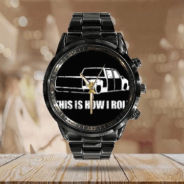 Discover This Is How I Roll. Lowered Truck Calendar Steel Band Watch Lowrider Calendar Steel Band Watch