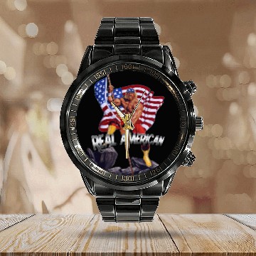 Discover Hulk Hogan Real American Calendar Steel Band Watch Calendar Steel Band Watch