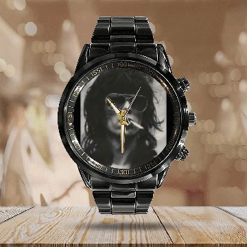 Discover Keith Richards Calendar Steel Band Watch