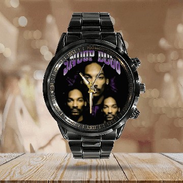 Discover Snoop Dogg Calendar Steel Band Watch