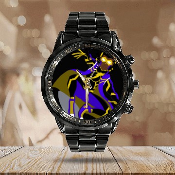 Discover Static Shock Redesign - Static Shock - Calendar Steel Band Watch