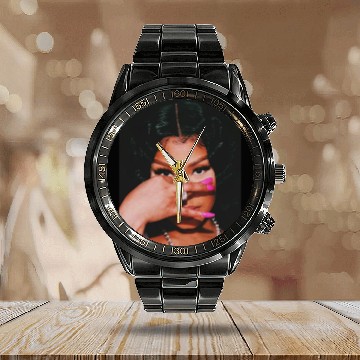 Discover Nicki Minaj Calendar Steel Band Watch