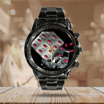 Discover Benadryl Tapestry Calendar Steel Band Watch
