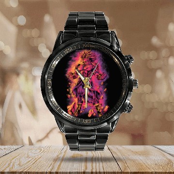 Discover Super Saiyan Broly Calendar Steel Band Watch