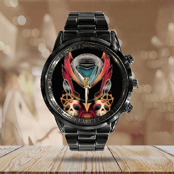 Discover Zero Robot Hunter - Mega Man - Calendar Steel Band Watch