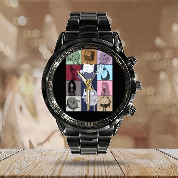 Discover Adventure Time Eras Tour Poster (Black Print) 3074 Calendar Steel Band Watch