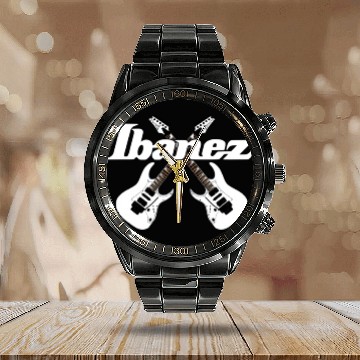 Discover ibanez guitar Calendar Steel Band Watch
