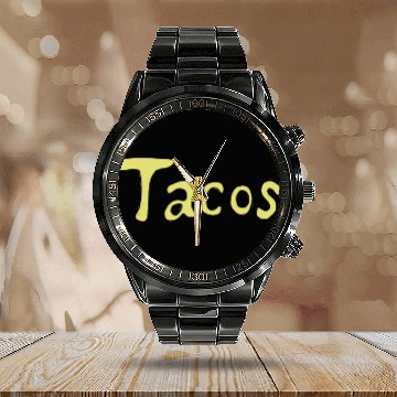 Discover Dragon Ball Super Krillin tacos Calendar Steel Band Watch
