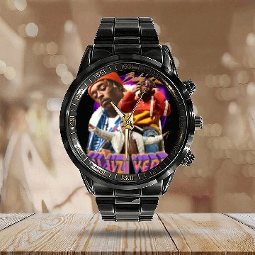 Discover Lil Uzi Vert Vintage Hip-Hop Calendar Steel Band Watch