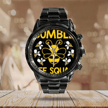 Discover Bumble Bee Squad, Bumblebee Team Group Family & Friends  Calendar Steel Band Watch