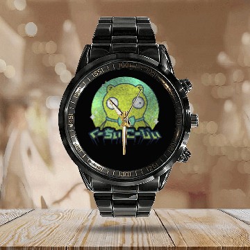Discover Bobs Burgers Kuchi Kopi Kanji Portrait Calendar Steel Band Watch