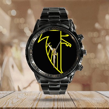 Discover Atlanta Falcons Throwback Calendar Steel Band Watch