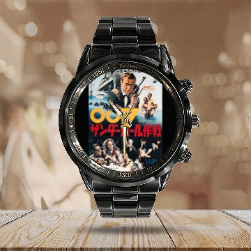 Discover James Bond 007 Calendar Steel Band Watch