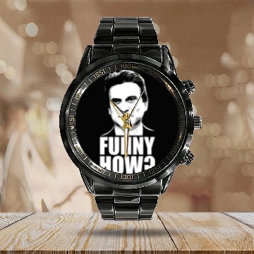 Discover Funny How? Goodfellas Joe Pesci - Goodfellas - Calendar Steel Band Watch