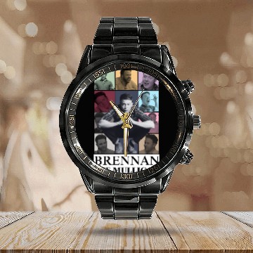 Discover Brennan Lee Mulligan Eras Tour Baseball Tees Calendar Steel Band Watch