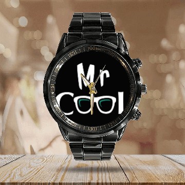 Discover mr cool Calendar Steel Band Watch