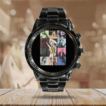 Discover Eras tour Zip Calendar Steel Band Watch | Tortured Poets new edition