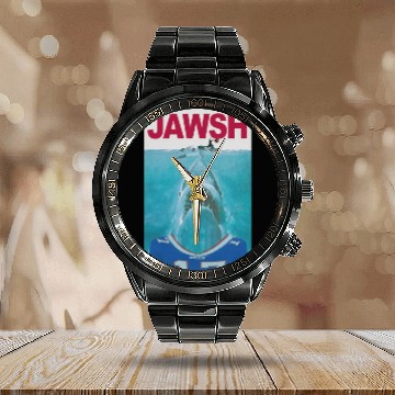 Discover Jaws - Josh Allen Calendar Steel Band Watch