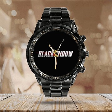 Discover Black Widow Calendar Steel Band Watch