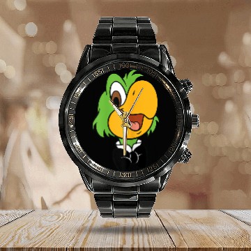 Discover Disneyss Jos Carioca Three Caballeros Trip Matching Big Faces Calendar Steel Band Watch