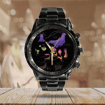 Discover Disney Strange World Strange Creatures Baseball Tees Calendar Steel Band Watch