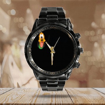 Discover Disney Pluto Love Calendar Steel Band Watch
