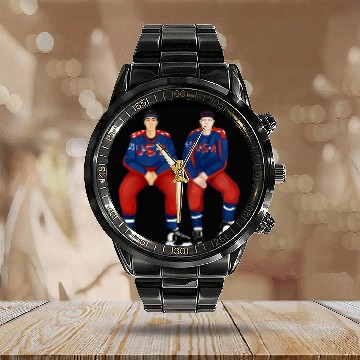 Discover The Bash Brothers - Mighty Ducks - Calendar Steel Band Watch