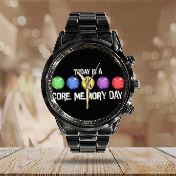 Discover oday Is A Core Memory Day Disney Inside Out Calendar Steel Band Watch, Disney Inside Out Calendar Steel Band Watch