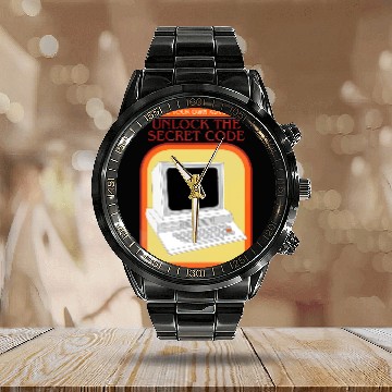 Discover Create Your Own Adventure Calendar Steel Band Watch