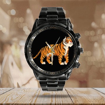 Discover Disneyss Aladdin Live Action Rajah Tiger Baseball Tees Calendar Steel Band Watch