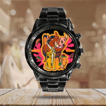 Discover Disneyss The Lion King Simba Timon Pumbaa Hakuna Matata Calendar Steel Band Watch