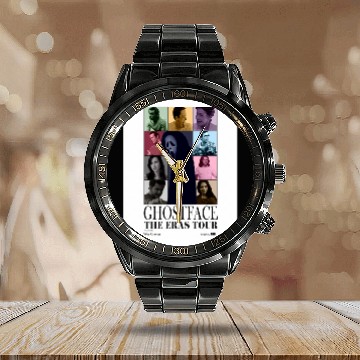 Discover Scream Eras Tour Ghostfaces Version Baseball Jerseys Calendar Steel Band Watch