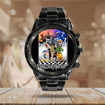 Discover Disneyss Kingdom Hearts Throne Calendar Steel Band Watch