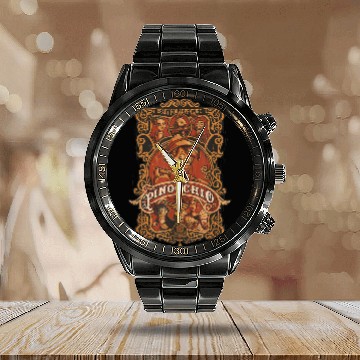 Discover Disneys Pinocchio Ready For An Adventure Calendar Steel Band Watch