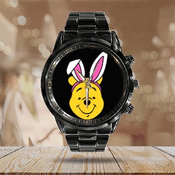 Discover Amazon Essentials Disney Winnie the Pooh Spring Zip Calendar Steel Band Watch