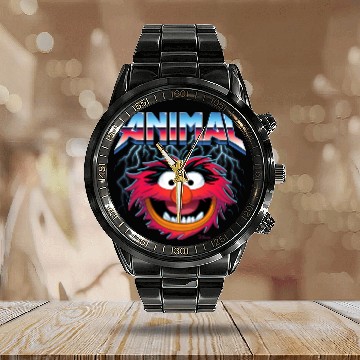 Discover Disney - The Muppets Animal Rock Calendar Steel Band Watch