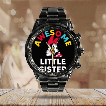 Discover Disney - Awesome Little Sister Calendar Steel Band Watch