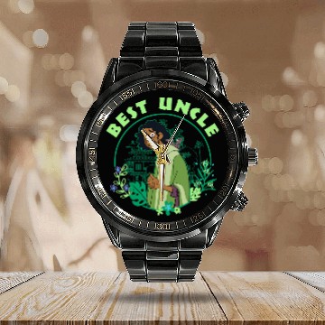 Discover Disney Encanto Bruno Best Uncle Poster Calendar Steel Band Watch