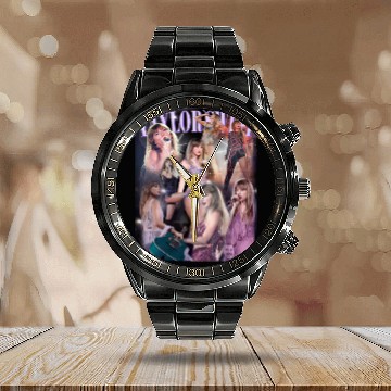 Discover Eras Tour Calendar Steel Band Watch Relaxed Fit 3D Calendar Steel Band Watch