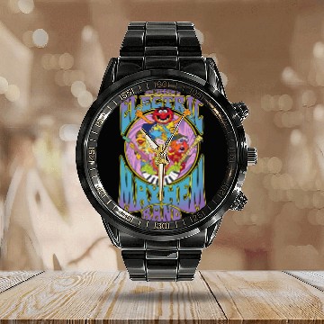Discover Disney The Muppets Dr Teeths Electric Mayhem Ban Zip Calendar Steel Band Watch