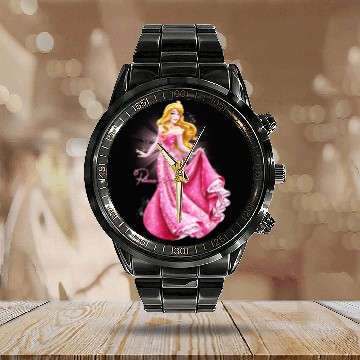 Discover Sleeping Beauty Baseball Jerseys, Disney Baseball Jerseys, Aurora Baseball Jerseys Calendar Steel Band Watch