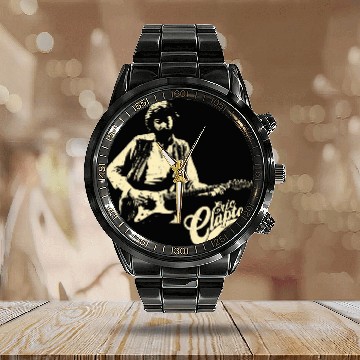 Discover Eric Clapton Clapton W Guitar Calendar Steel Band Watch